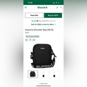 Supreme shoulder bag